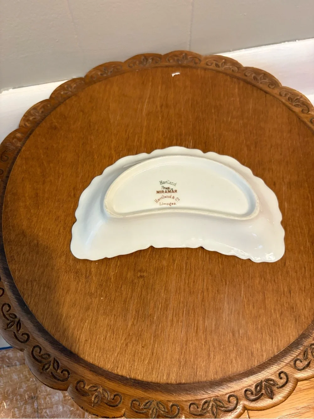 Haviland Limoges delicate crescent
